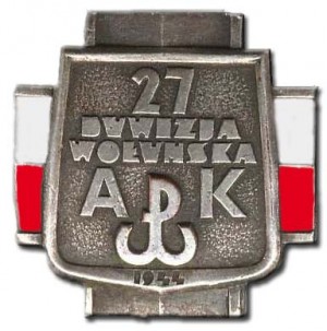 27 Wołyńska Dywizja Piechoty AK 